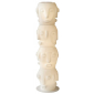 Кашпо пластиковое светящееся SLIDE Threebu Totem Pot 4 Lighting полиэтилен белый Фото 4