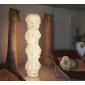 Кашпо пластиковое светящееся SLIDE Threebu Totem Pot 4 Lighting полиэтилен белый Фото 6