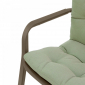 Лаунж-кресло пластиковое с подушкой Nardi Folio стеклопластик, акрил тортора, зеленый Фото 9