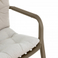 Лаунж-кресло пластиковое с подушкой Nardi Folio стеклопластик, акрил тортора, бежевый Фото 11