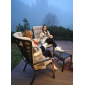 Лаунж-кресло пластиковое с подушкой Nardi Folio стеклопластик, акрил антрацит, бежевый Фото 8