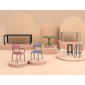 Стол пластиковый Siesta Contract Sky Table Ø105 сталь, пластик оливковый Фото 10