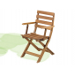 Кресло деревянное складное Amici Atos Mary ироко Фото 1
