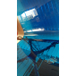 Стул прозрачный PAPATYA X-Treme S сталь, поликарбонат синий Фото 5