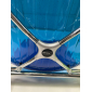 Стул прозрачный PAPATYA X-Treme S сталь, поликарбонат синий Фото 4