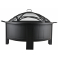 Чаша костровая Wera Fire Pit 10277B сталь черный Фото 1