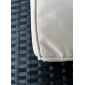 Комплект плетеной мебели Afina YR822 Black/Beige сталь, искусственный ротанг, ткань черный, бежевый Фото 3