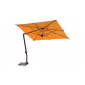 Зонт профессиональный Fim Ischia тик, алюминий, акрил коричневый, серебристый, оранжевый Фото 5