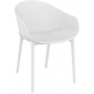 Кресло пластиковое Siesta Contract Sky стеклопластик, полипропилен белый Фото 1