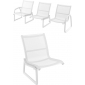 Модуль диванный пластиковый Siesta Contract Pacific Lounge стеклопластик, текстилен белый Фото 2