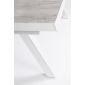 Стол керамический обеденный раздвижной Garden Relax Krion алюминий, керамика белый, серый Фото 9