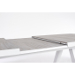 Стол керамический обеденный раздвижной Garden Relax Krion алюминий, керамика белый, серый Фото 8