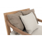Кресло деревянное с подушками Garden Relax Bali тик, олефин натуральный, бежевый Фото 7