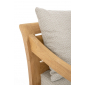 Кресло деревянное с подушками Garden Relax Karuba тик, олефин натуральный, бежевый Фото 8