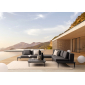 Модуль мягкий с подушками Garden Relax Matrix алюминий, олефин антрацит Фото 7