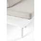 Модуль мягкий с подушками Garden Relax Matrix алюминий, олефин белый Фото 9