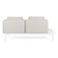 Модуль мягкий с подушками Garden Relax Matrix алюминий, олефин белый Фото 4