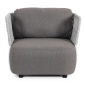 Кресло плетеное с подушками Garden Relax Palmer алюминий, роуп, акрил белый, серый Фото 2