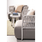 Кресло плетеное с подушками Garden Relax Palmer алюминий, роуп, акрил белый, серый Фото 6