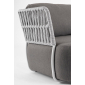 Кресло плетеное с подушками Garden Relax Palmer алюминий, роуп, акрил белый, серый Фото 8