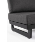 Модуль мягкий с подушкой Garden Relax Infinity алюминий, олефин антрацит Фото 6