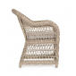 Кресло плетеное с подушкой Garden Relax Jupiter алюминий, искусственный ротанг, олефин натуральный, бежевый Фото 2