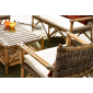 Кресло плетеное с подушкой Garden Relax Tarifa натуральный ротанг, ткань натуральный, бежевый Фото 9