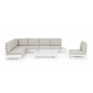 Комплект лаунж мебели Garden Relax Infinity алюминий, олефин белый, бежевый Фото 22