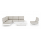 Комплект лаунж мебели Garden Relax Infinity алюминий, олефин белый, бежевый Фото 23