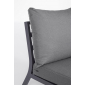 Комплект лаунж мебели Garden Relax Jacob алюминий, тик, олефин антрацит, темно-серый Фото 12
