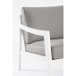 Комплект лаунж мебели Garden Relax Sirenus алюминий, текстилен, олефин белый, серый Фото 5