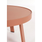 Столик металлический кофейный Garden Relax Spyro алюминий розово-красный Фото 4