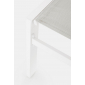 Шезлонг-лежак металлический Garden Relax Hilde алюминий, текстилен белый, серый Фото 7