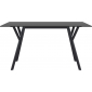 Стол пластиковый Siesta Contract Max Table 140 пластик, HPL черный Фото 6