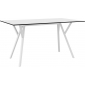 Стол пластиковый Siesta Contract Max Table 140 пластик, HPL белый Фото 1