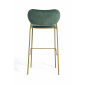 Стул барный с обивкой Gaber Nuta Light Stool 77 металл, ткань Фото 11