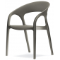 Кресло пластиковое PEDRALI Gossip RG переработанный полипропилен серый Фото 7