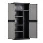 Шкаф пластиковый двухдверный Toomax Bios Mega Utility пластик серый, черный Фото 5