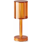 Светильник настольный уличный Vondom Gatsby Cylinder LED органическое стекло янтарный Фото 1