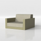 Лаунж-кресло пластиковое Vondom Pixel Basic полиэтилен, ткань Фото 15