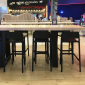 Стул пластиковый полубарный Gaber Abuela Stool 67 технополимер черный Фото 13
