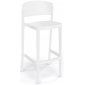 Стул пластиковый барный Gaber Abuela Stool 77 технополимер белый Фото 1