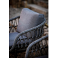 Кресло плетеное с подушкой SNOC Gemma алюминий, роуп, ткань Фото 7