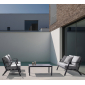 Комплект металлической лаунж мебели Garden Relax Harley алюминий, олефин антрацит, серый Фото 6