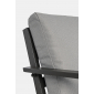 Комплект металлической лаунж мебели Garden Relax Harley алюминий, олефин антрацит, серый Фото 8