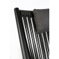Лаунж-стул плетеный с подушками Garden Relax Aloha алюминий, роуп, ткань черный, темно-серый Фото 6