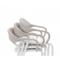 Кресло плетеное Varaschin Noss алюминий, роуп Фото 5