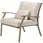 Кресло с подушками Ethimo Elisir сталь, акрил серый, белый Фото 1