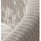 Диван плетеный с подушками Ethimo Phorma акрил, искусственный ротанг белый, слоновая кость Фото 5