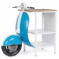 Стол консольный Garden Relax Vespa сталь, манго белый, голубой Фото 2
